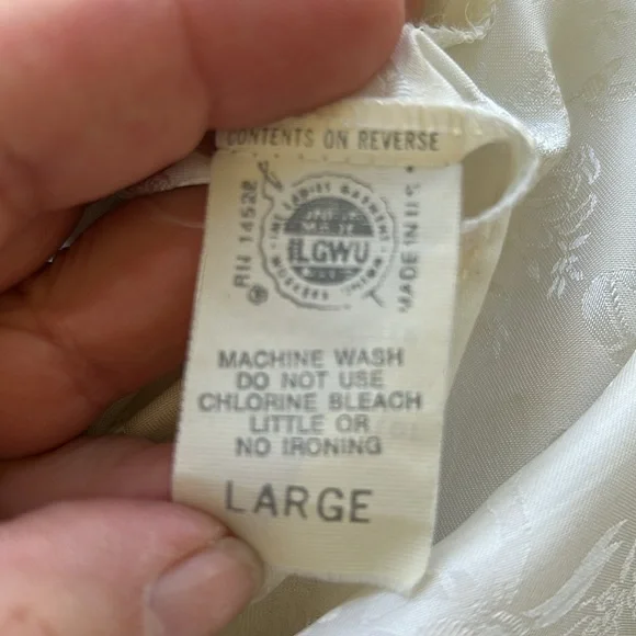 Vintage Christian Dior authentic rare ‘50’s satin robe made exclusively for Saks - Picture 14 of 16